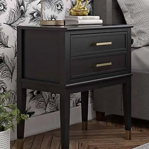BOXED DOREL HOME WESTERLEIGH END TABLE IN BLACK - (1 BOX)