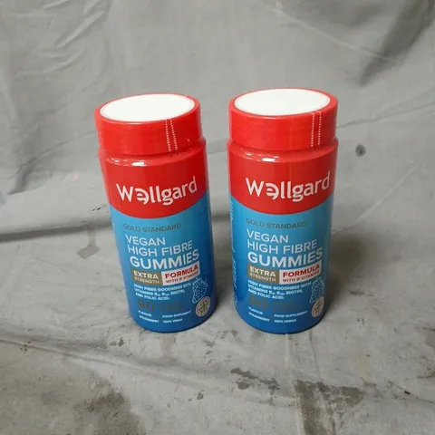 WELLGARD VEGAN HIGH FIBRE GUMMIES – 2 BOTTLES, 90 GUMMIES PER BOTTLE