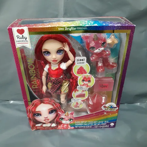 CLASSIC RAINBOW FASHION DOLL - RUBY 