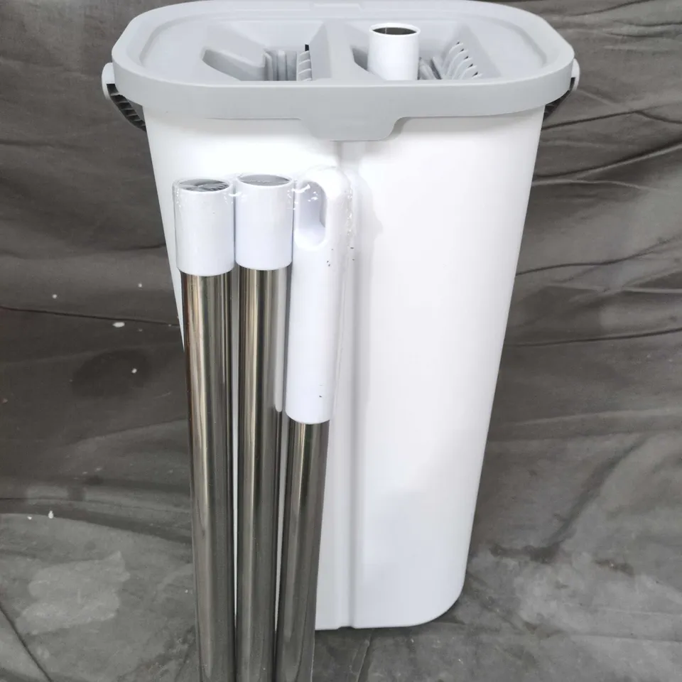 JOYLIFT MICROFIBRE FLAT MOP WITH DUAL BUCKET – BOXED