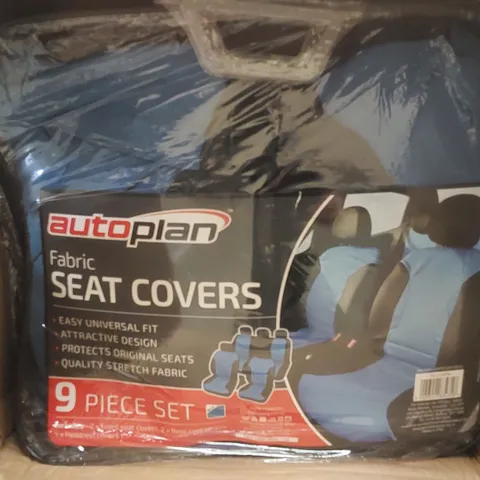 PALLET CONTAINING APPROXIMATELY 160x UNIVERSAL FABRIC CAR SEAT COVERS - VARIOUS COLOURS