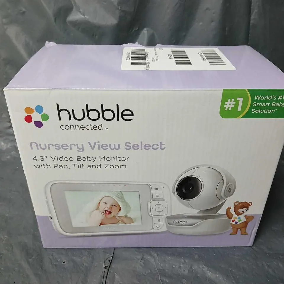 BOXED HUBBLE NURSERY VIEW SELECT 4.3INCH VIDEO