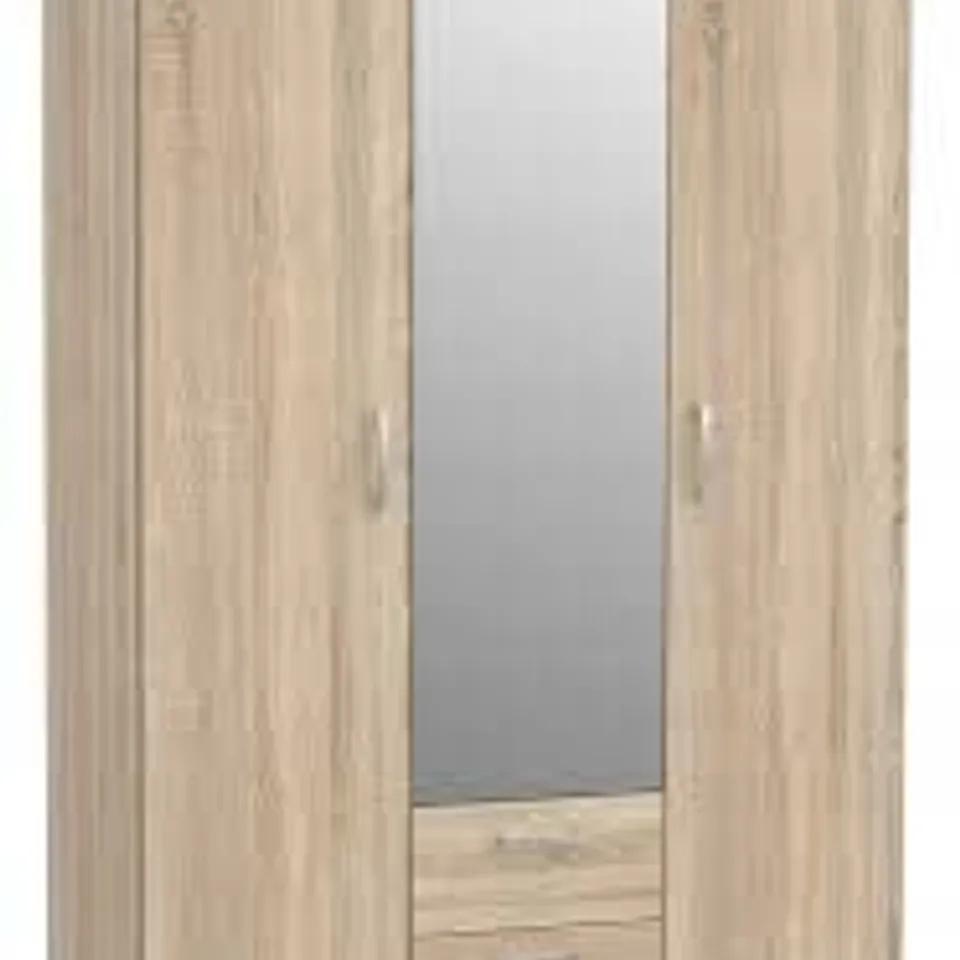 BOXED NIKO 3 DOOR WARDROBE - SONOMA OAK (3 BOXES)