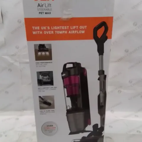 BOXED VAX AIR LIFT STEERABLE PET MAX VACUUM CLEANER