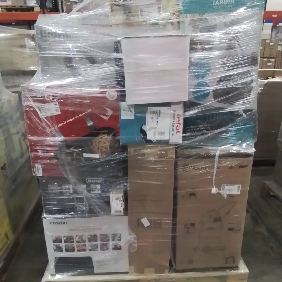 PALLET OF APPROXIMATELY 23 UNPROCESSED RAW RETURN HOUSEHOLD AND ELECTRICAL GOODS TO INCLUDE;