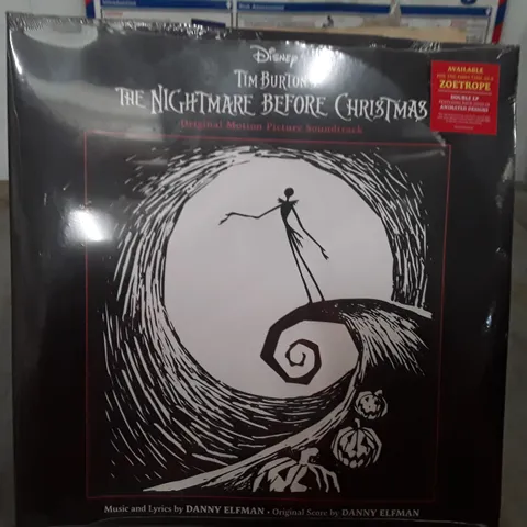 DISNEY'S TIM BURTON'S THE NIGHTMARE BEFORE CHRISTMAS ORIGINAL MOTION PICTURE SOUND TRACK VINYL 