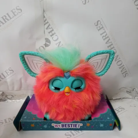 BOXED FURBY CORAL INTERACTIVE TOY