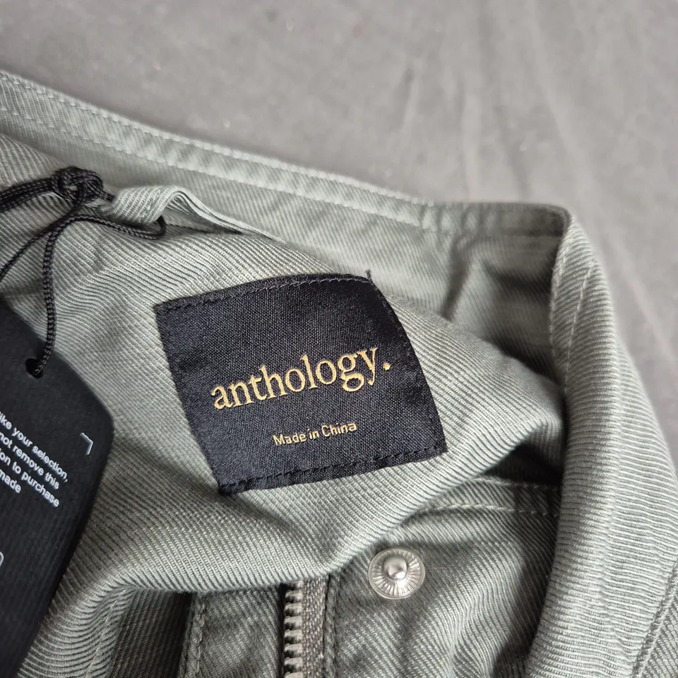 ANTHOLOGY WOMEN'S KHAKI PARKA JACKET – UK 10