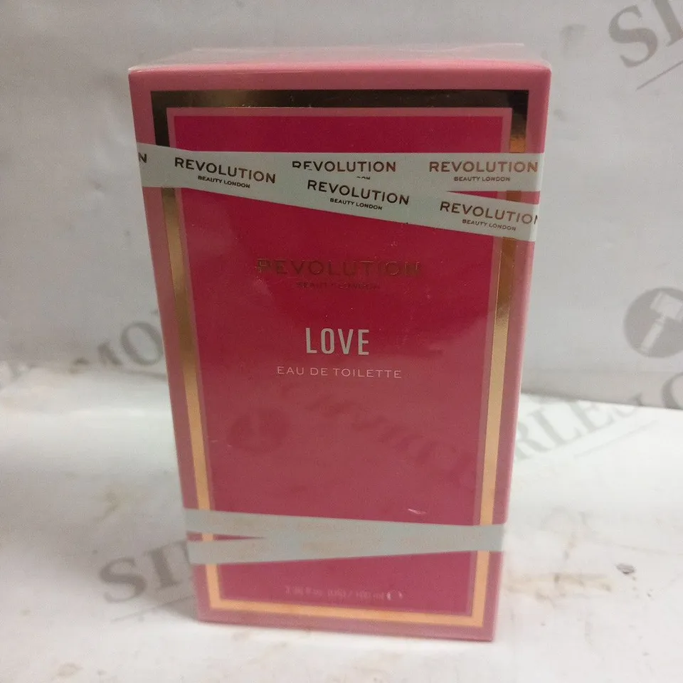 BOXED AND SEALED REVOLUTION LOVE EAU DE TOILETTE 100ML