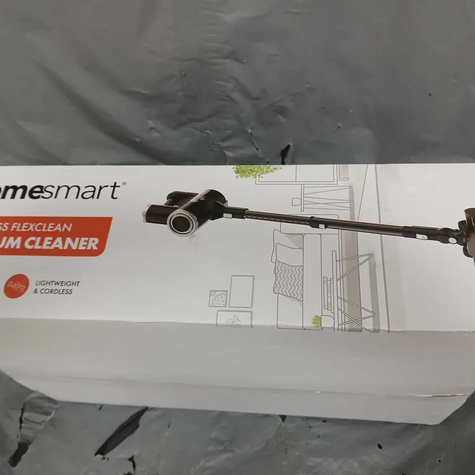 BOXED HOMESMART 2-IN-1 CORDLESS VACUUM CLEANER IN BLACK