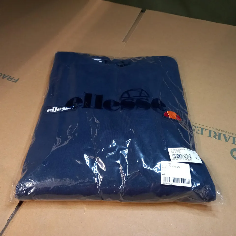 PACKAGED ELLESE NAVY/LOGO SWEATSHIRT - XL