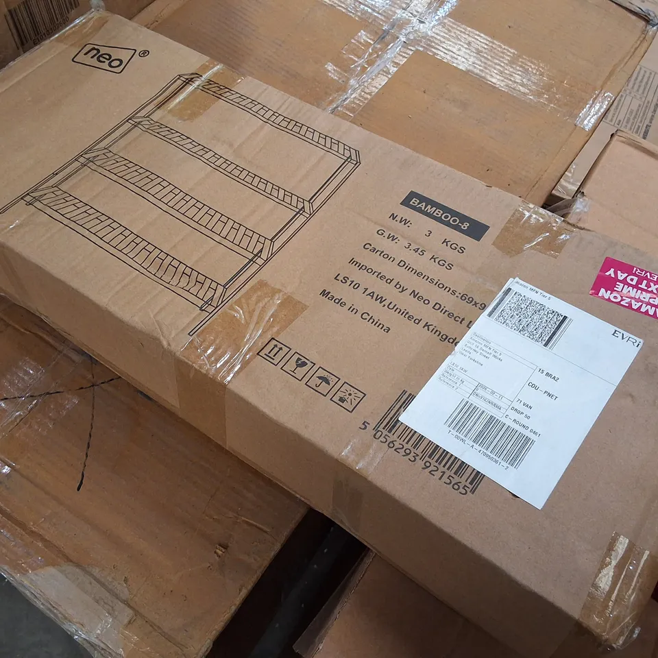 BOXED NEO BAMBOO SHELVING UNIT
