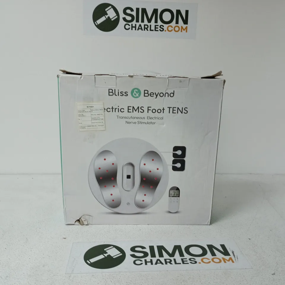 BLISS AND BEYOND ELECTRIC EMS FOOT TENS