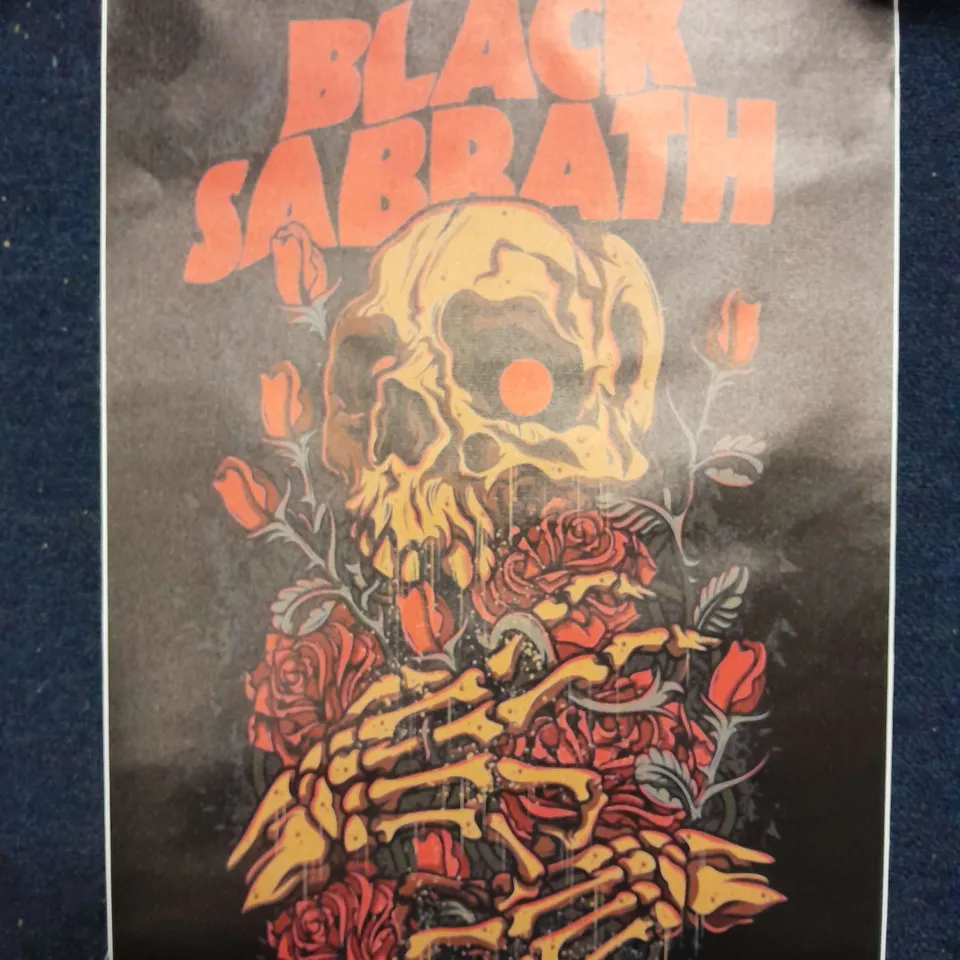 BLACK SABBATH SKULL ARTWORK CANVAS PRINT 
