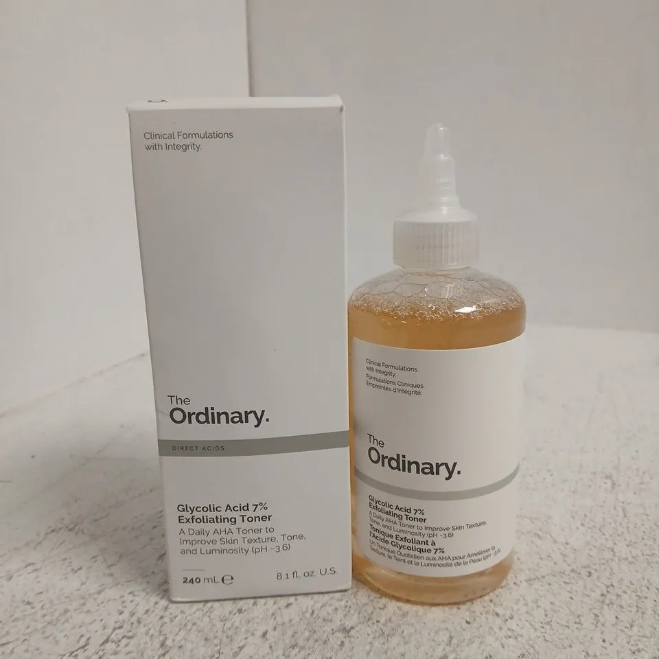 BOXED THE ORDINARY GLYCOLIC ACID 7% EXFOLIATING TONER – 240 ML