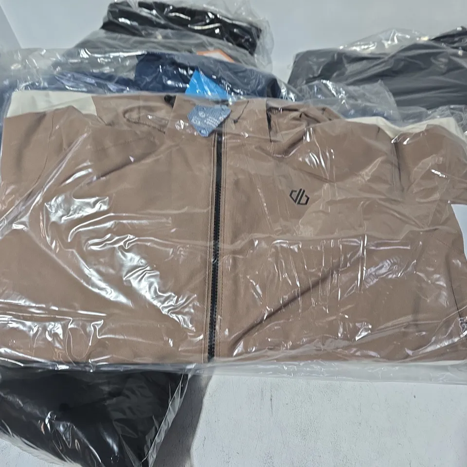 LOT OF APPROXIMATELY 11 ASSORTED BRAND NEW REGATTA AND DARE2BE CLOTHING ITEMS