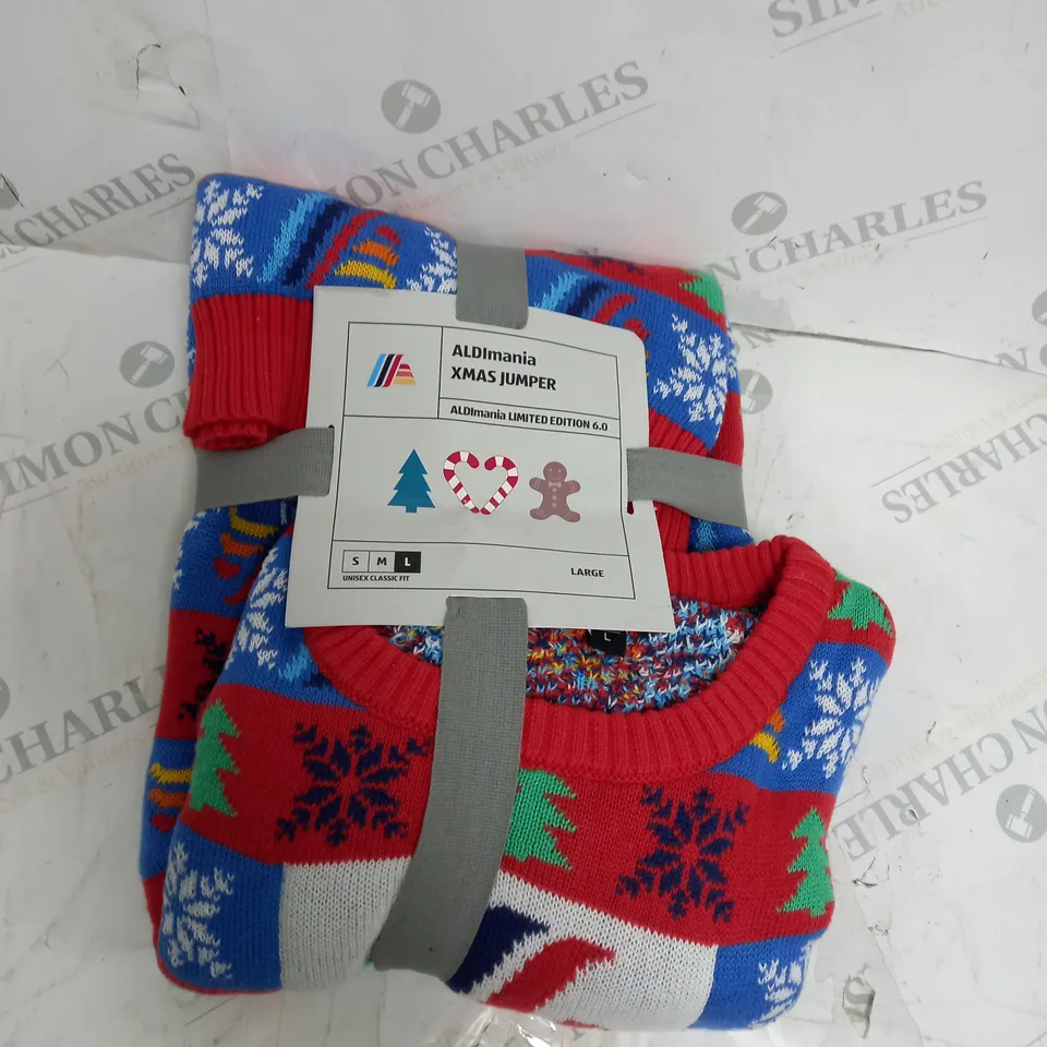 ALDIMANIA XMAS JUMPER SET SIZE L 