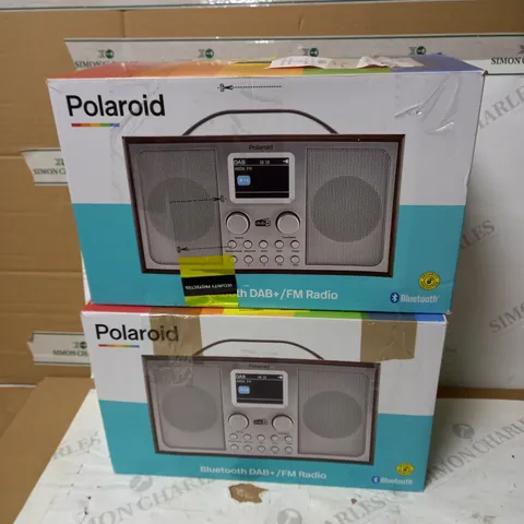 LOT OF 2 POLAROID BLUETOOTH DAB+/FM RADIOS