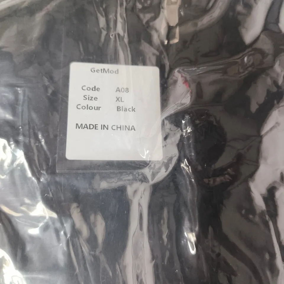 GETMOD BLACK PUFFER COAT XL TOP – SIZE XL