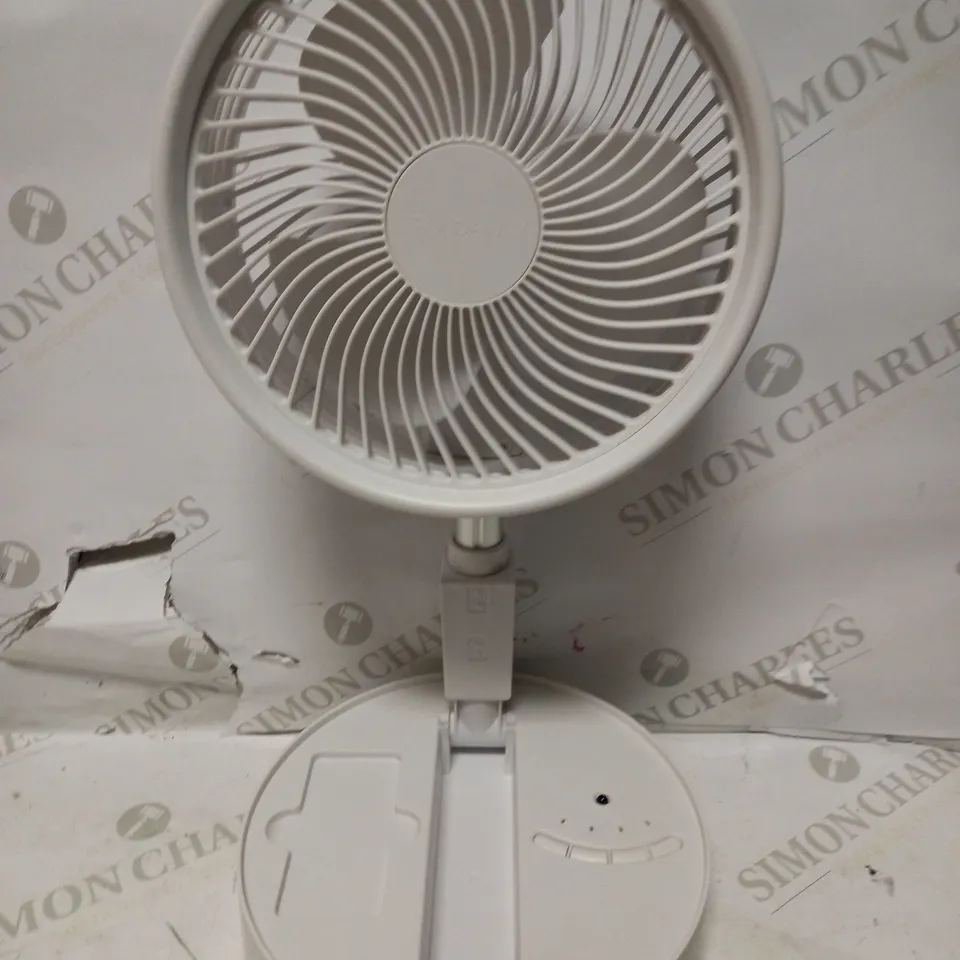 BELL & HOWELL OSCILLATING FOLDING RECHARGEABLE FAN
