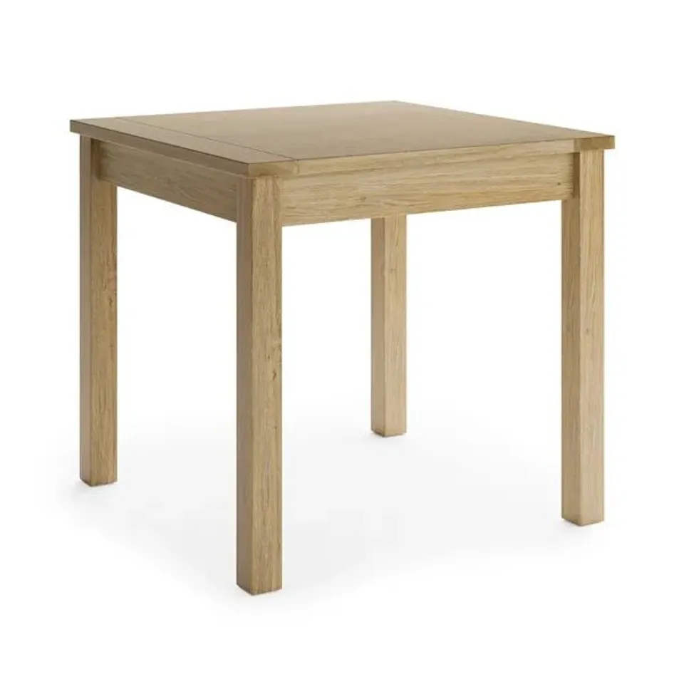 BOXED OLNEY COMPACT SQUARE DINING TABLE - OAK (1 BOX)