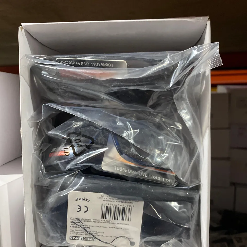 6 BOXED OF 12 BRAND NEW PAIRS OF SUNGLASSES