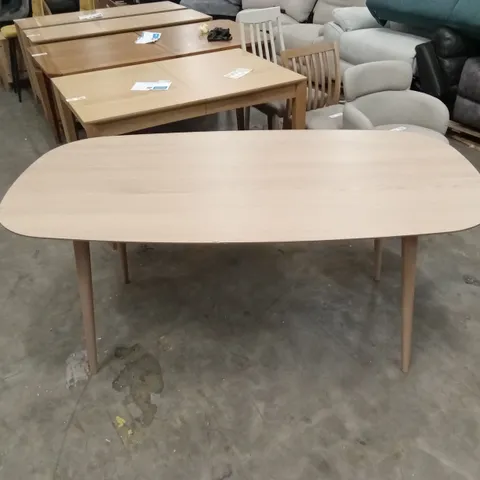 QUALITY DESIGNER DANSK SCANDI OAK 4 SEATER TABLE