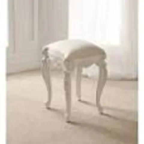 BOXED HOMESDIRECT365 ROCOCO ANTIQUE FRENCH STYLE STOOL