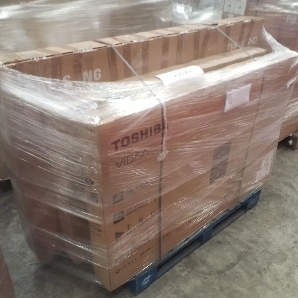 PALLET CONTAINING 7 ASSORTED DAMAGED TVS
