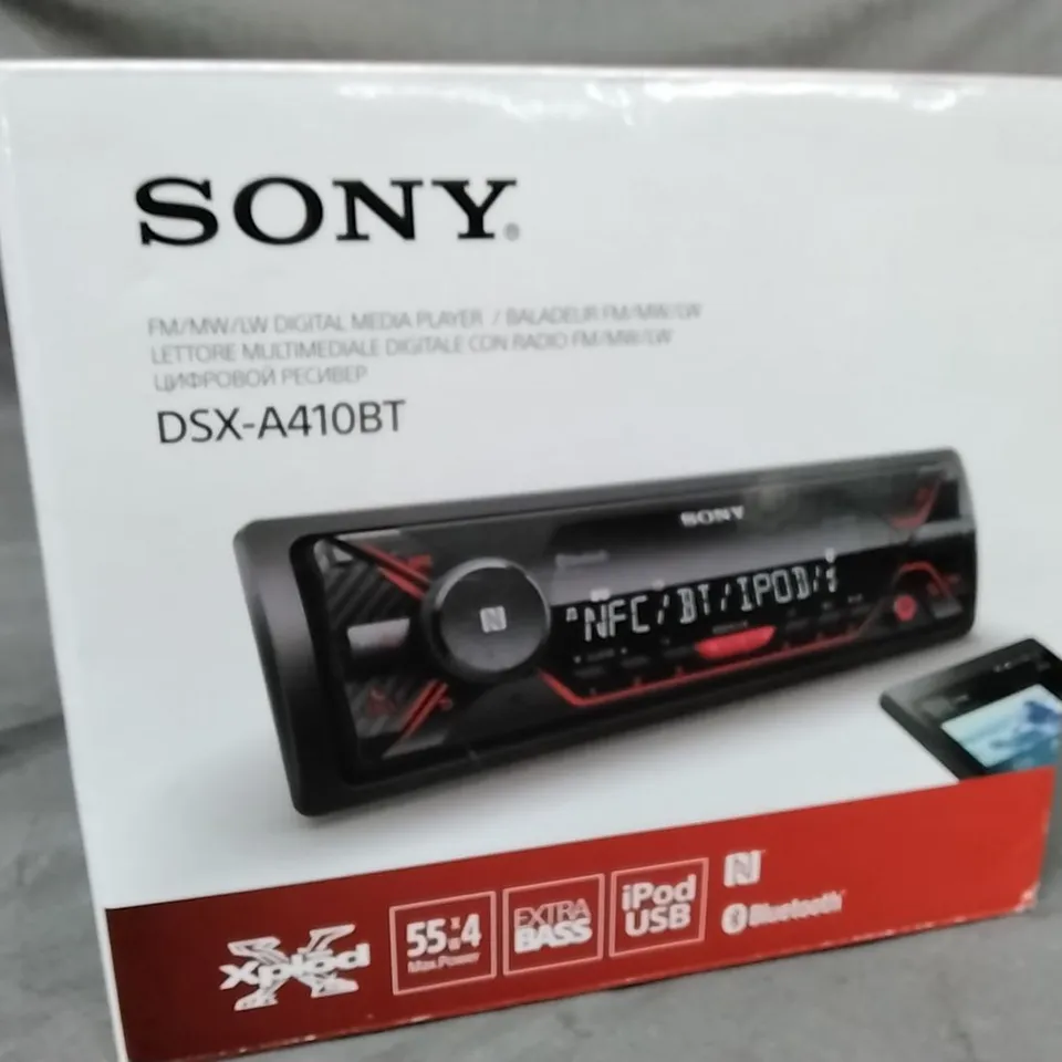 BOXED SONY DSX-A410BT DIGITAL MEDIA PLAYER