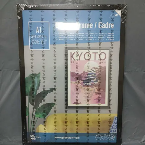 A1 GB EYE POSTER FRAME - COLLECTION ONLY