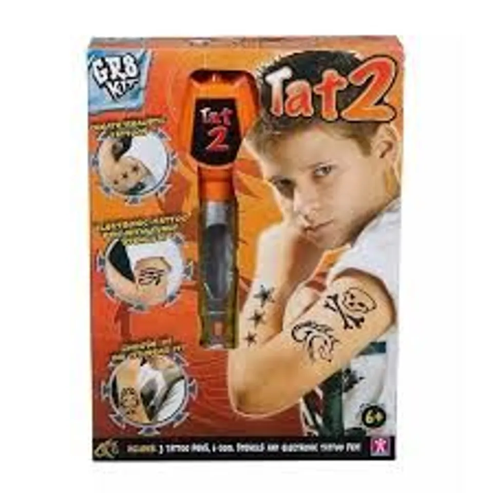 BOXED GR8 KIT TAT2 TATTOO PEN RRP £17.99