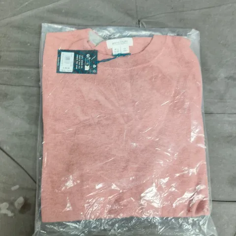 BAGGED WHITE STUFF KATIE JUMPER IN DUST PINK - UK 16