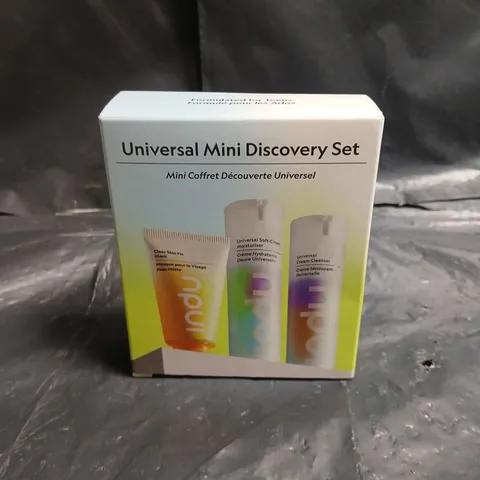 INDU UNIVERSAL MINI DISCOVERY SET – SKINCARE TRIO FOR TEENS