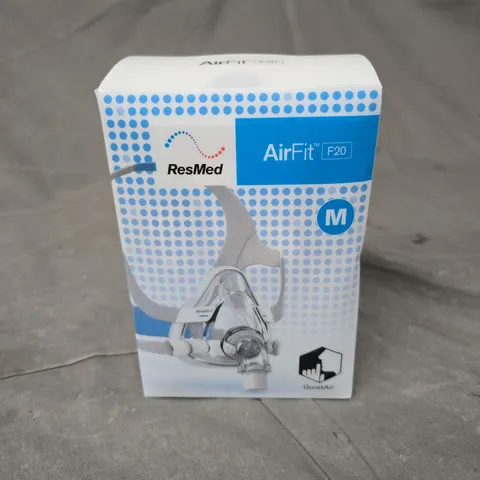 BOXED RESMED AIRFIT F20 FACE MASK - M