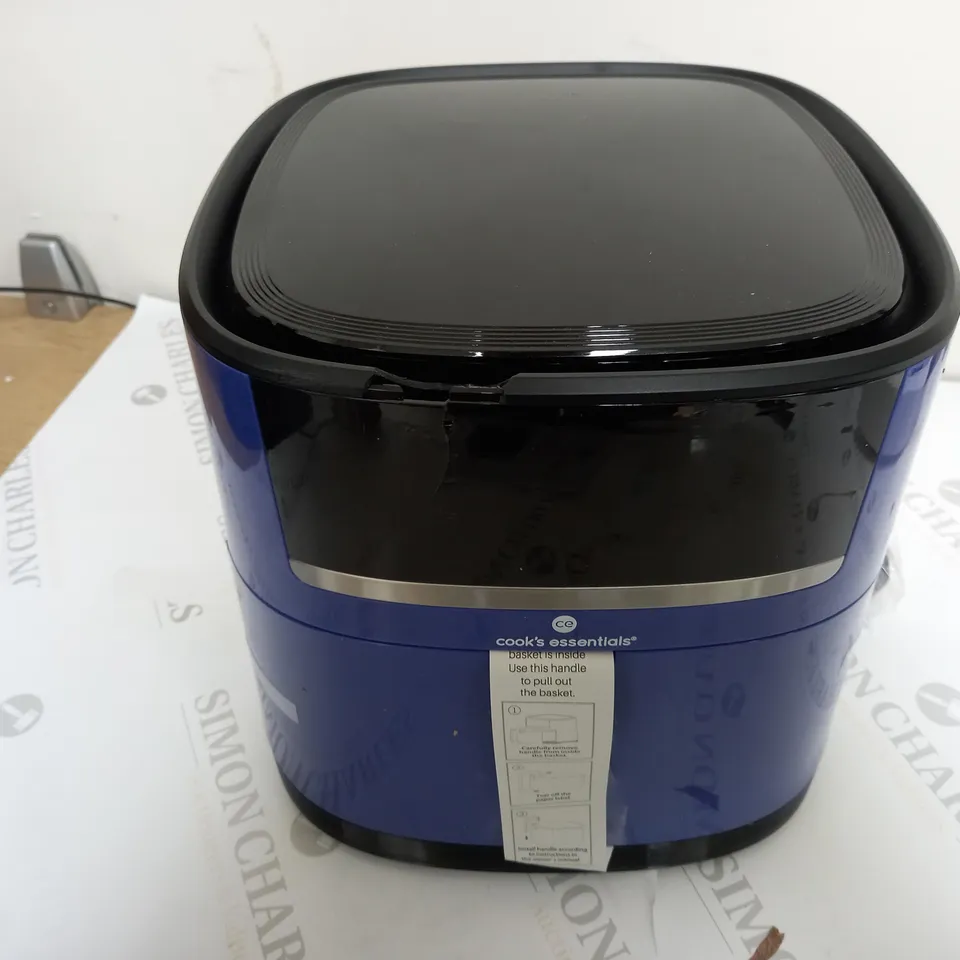 COOK'S ESSENTIALS 4L AIR FRYER IN NAVY