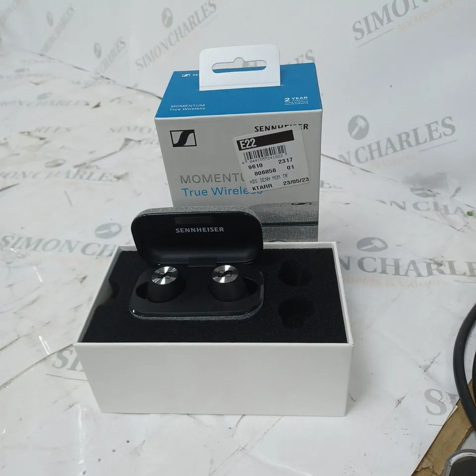 BOXED MOMENTUM TRUE WIRELESS EARBUDS AND CASE