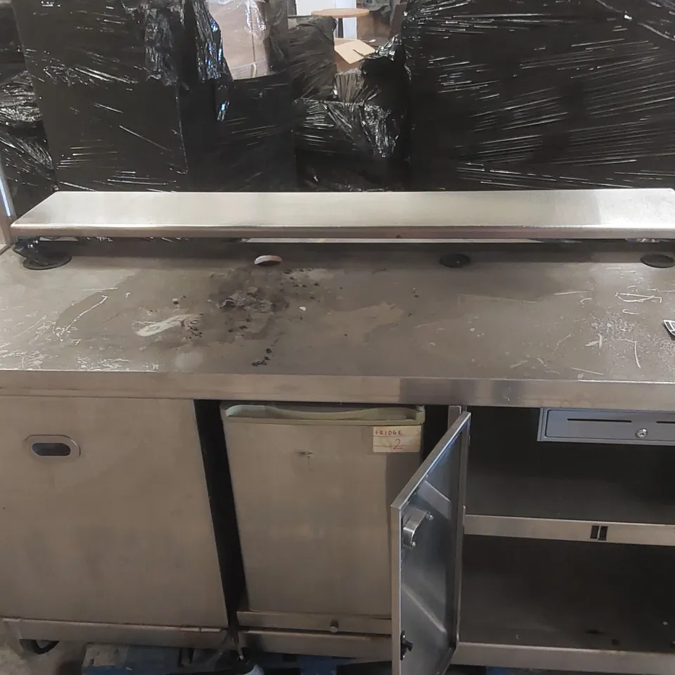 TANK STAINLESS STEEL MOBILE FOOD AND DRINK CATERING STATION