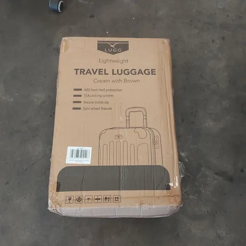 BOXED LUGG LIGHTWEIGHT TRAVEL SUITCASE 