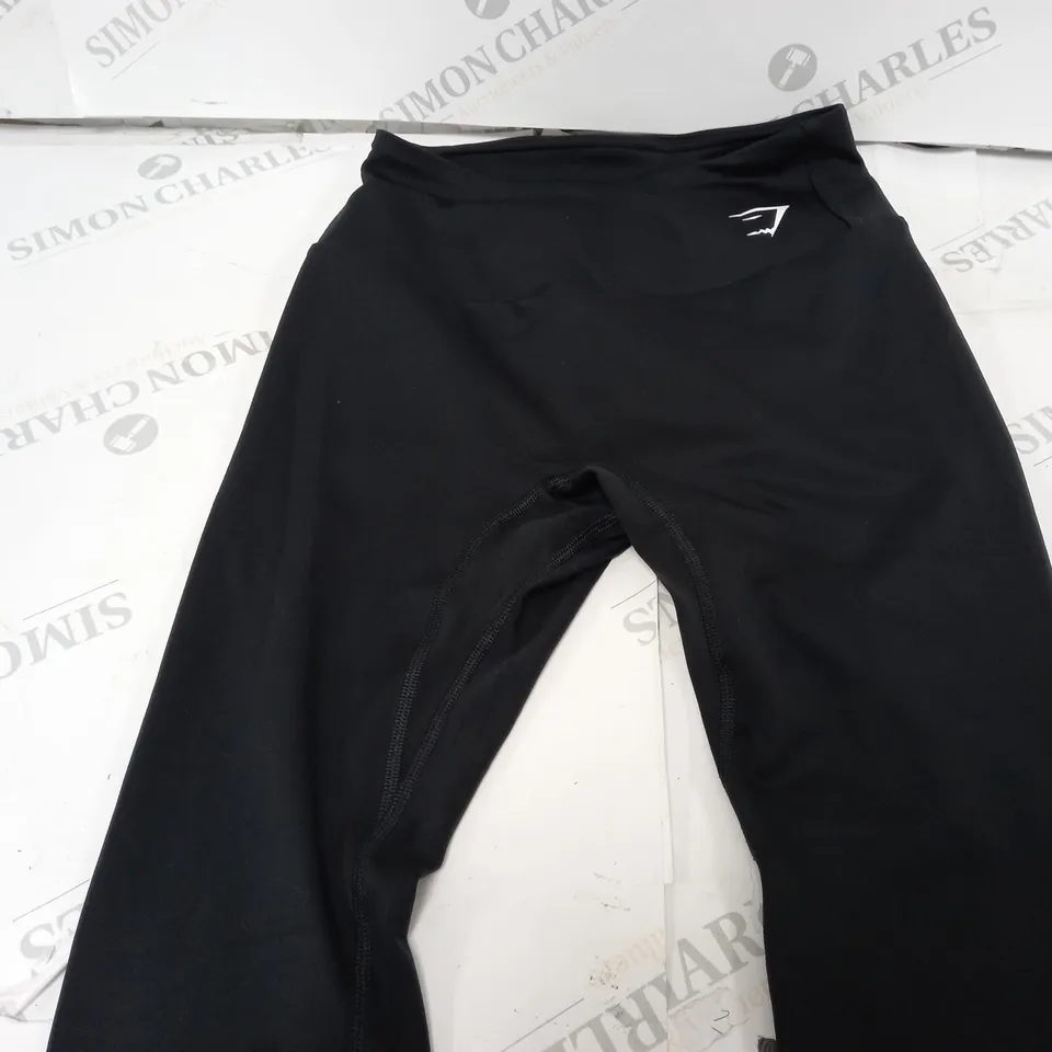 GYMSHARK TRAINING 7/8 LEGGINGS IN BLACK - SMALL