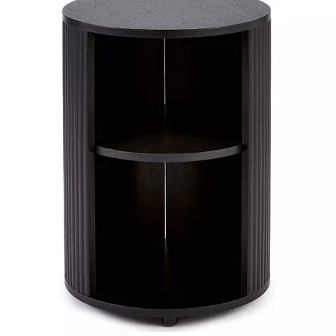 BOXED CARINA SIDE TABLE IN BLACK - COLLECTION ONLY