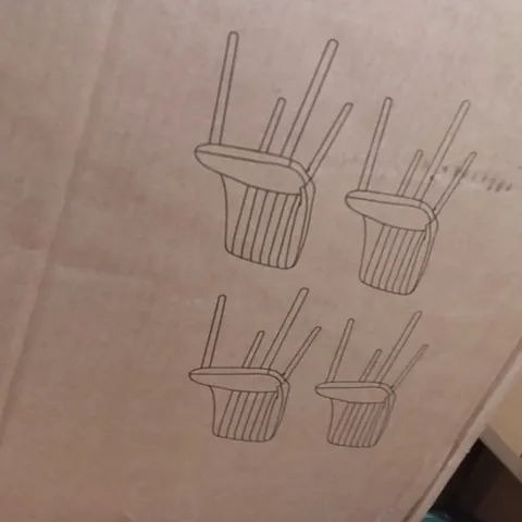BOXED DINING CHAIRS GREY (1BOX)