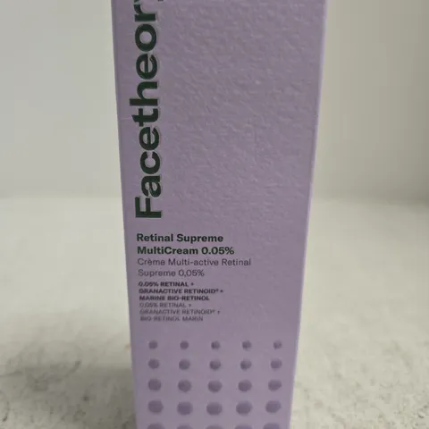 BOXED FACETHEORY RETINAL SUPREME MULTICREAM 0.05% 50ML