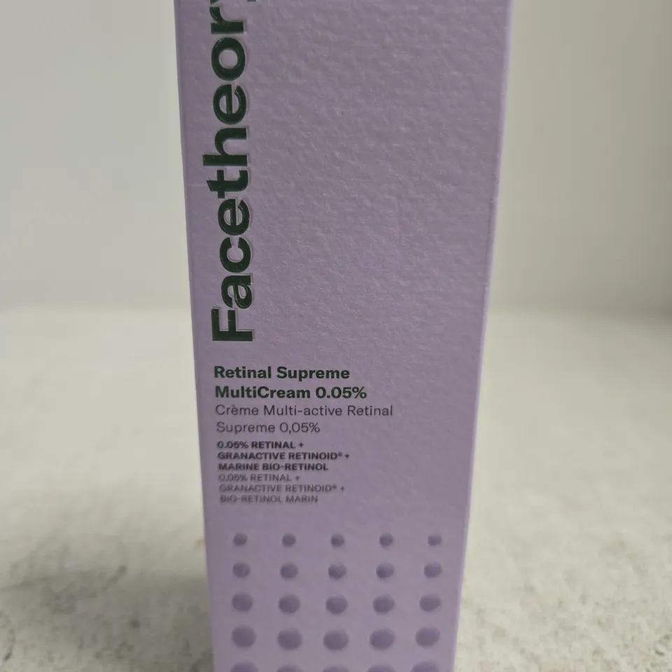 BOXED FACETHEORY RETINAL SUPREME MULTICREAM 0.05% 50ML