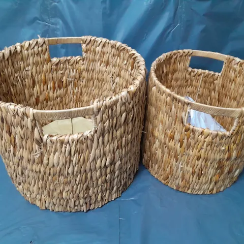 SET OF 2 ROUND BASKET