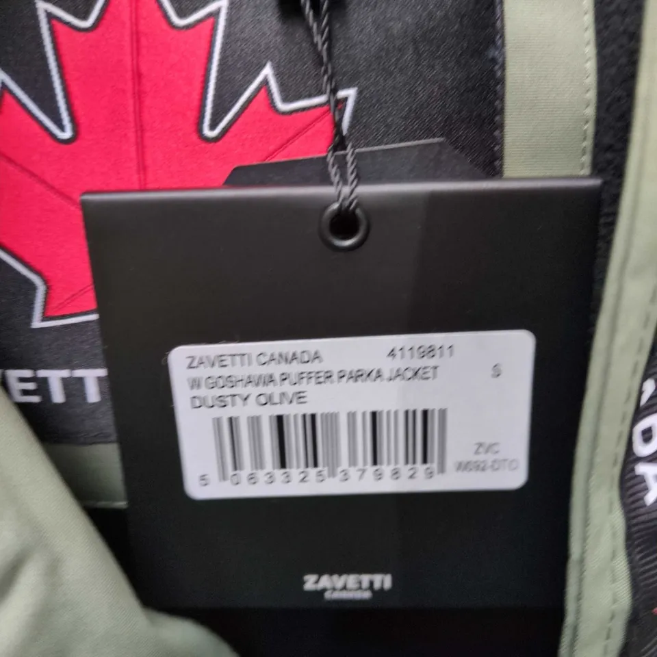 ZAVETTI CANADA DUSTY OLIVE HOODED PUFFER JACKET – WOMEN'S