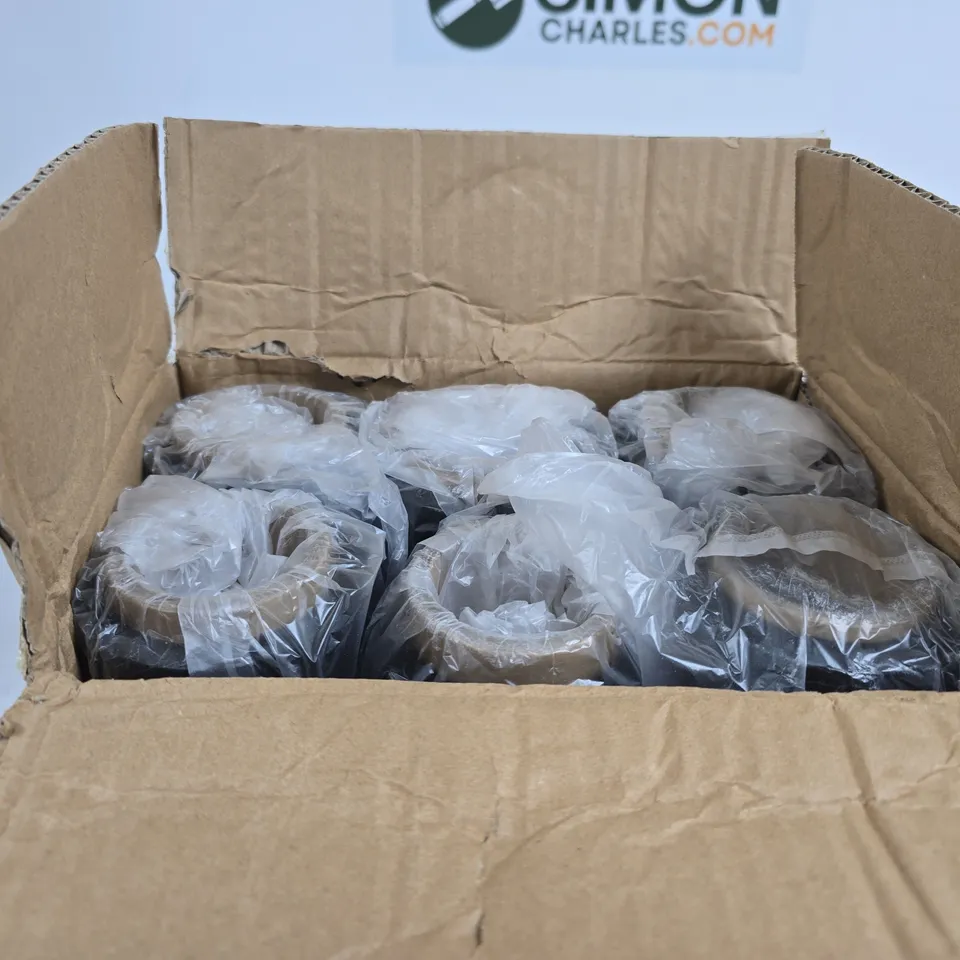 BOX OF 6 BLACK PALLET WRAPS