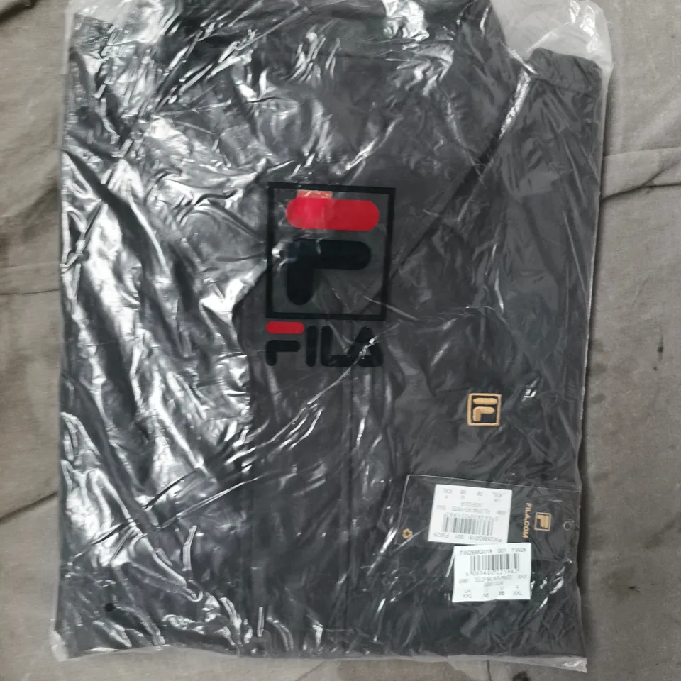 FILA FULL ZIP JACKET IN BLACK SIZE XXL