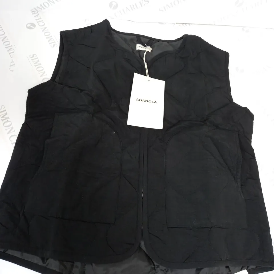ADANOLA QUILTED NYLON GILET SIZE M 