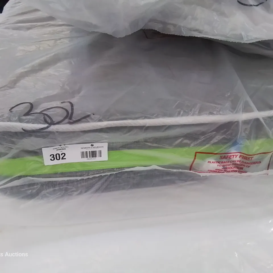QUALITY BAGGED 3FT SINGLE HYBRID FIBRE FOAM OPEN COIL MATTRESS 